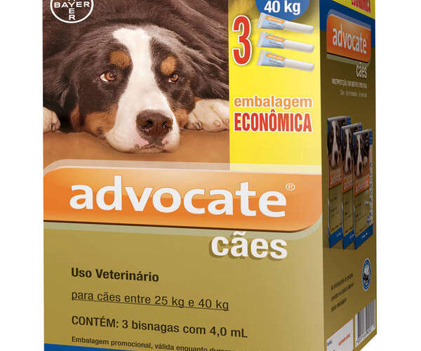 Advocate bayer pet – vermífugo para cachorros e gatos