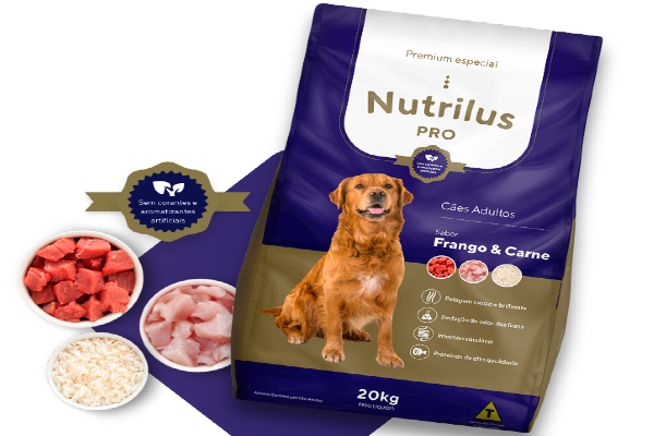 Conheça a recém-lançada Ração Nutrilus Pro para cães