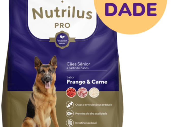 Ração Nutrilus Pro para cachorro idoso (sênior)