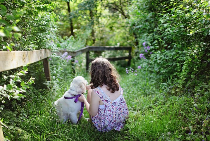 Benefícios da interação entre cachorro e criança